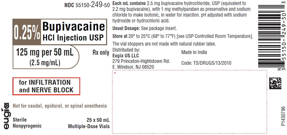 PACKAGE LABEL-PRINCIPAL DISPLAY PANEL - 0.25% 125 mg per 50 mL (2.5 mg/mL) - Container-Carton Label [25 Vials]