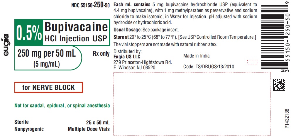 PACKAGE LABEL-PRINCIPAL DISPLAY PANEL - 0.5% 250 mg per 50 mL (5 mg/mL) - Container-Carton Label [25 Vials]