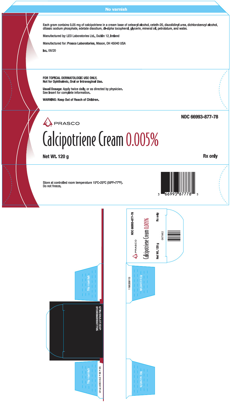 Principal Display Panel - 120 g Tube Carton