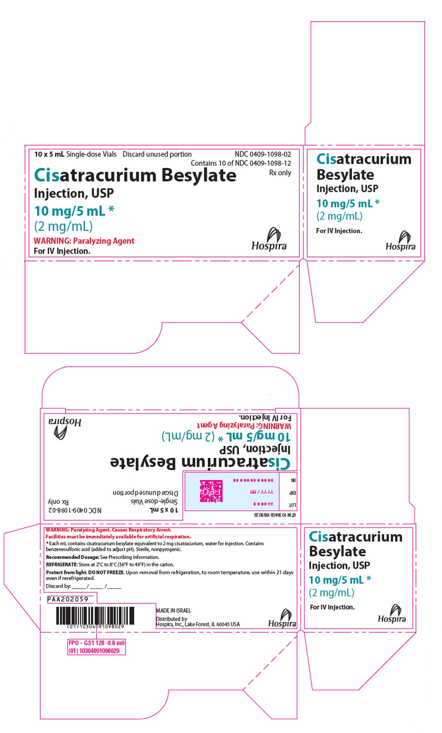 PRINCIPAL DISPLAY PANEL - 5 mL Vial Carton