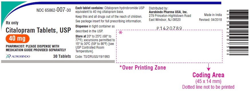 PACKAGE LABEL-PRINCIPAL DISPLAY PANEL - 40 mg (30 Tablets Bottle)