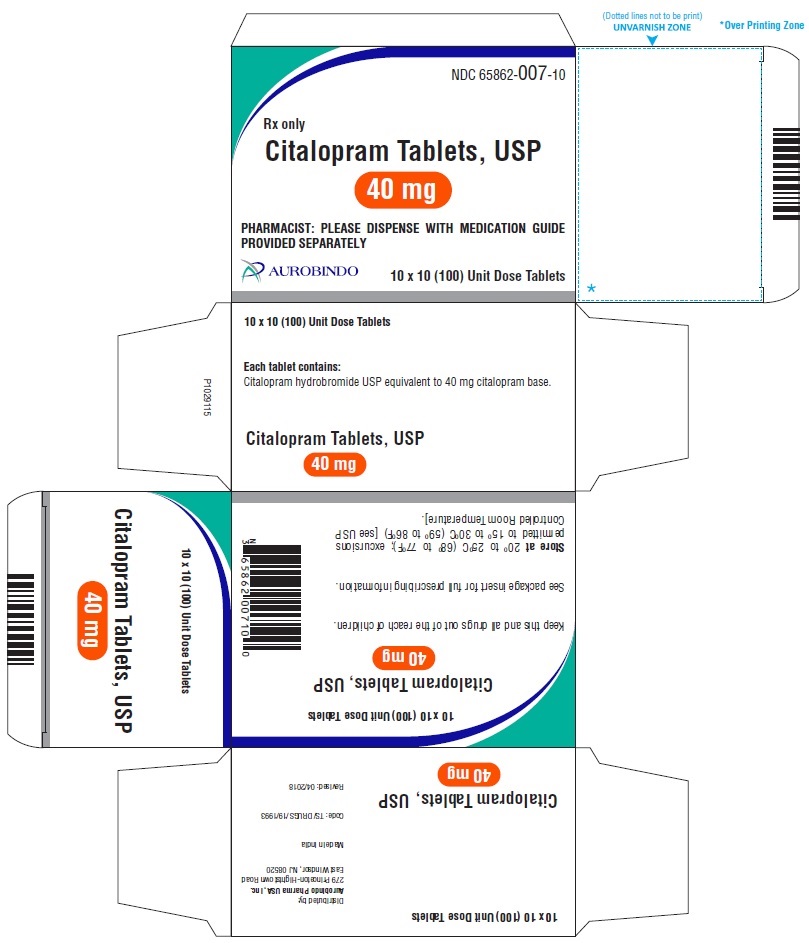 PACKAGE LABEL-PRINCIPAL DISPLAY PANEL - 40 mg Blister Carton (10 x 10 Unit-dose)