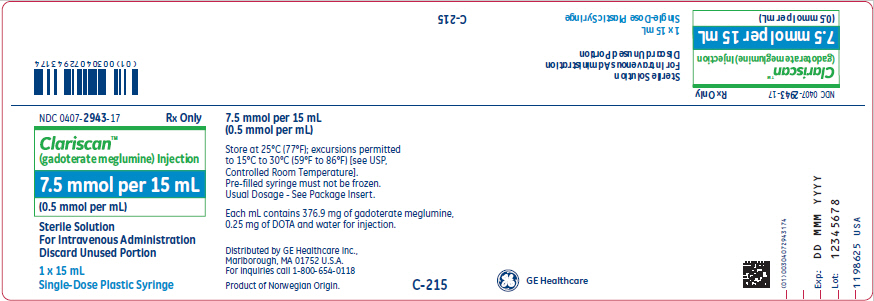 PRINCIPAL DISPLAY PANEL - 15 mL Syringe Box Label