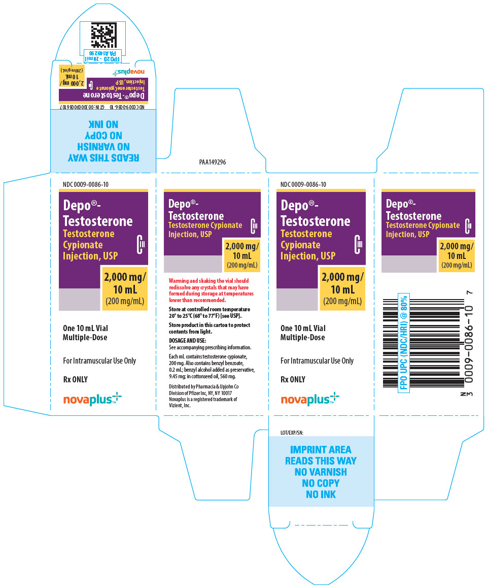 PRINCIPAL DISPLAY PANEL - 10 mL Vial Carton - NDC 0009-0086-10