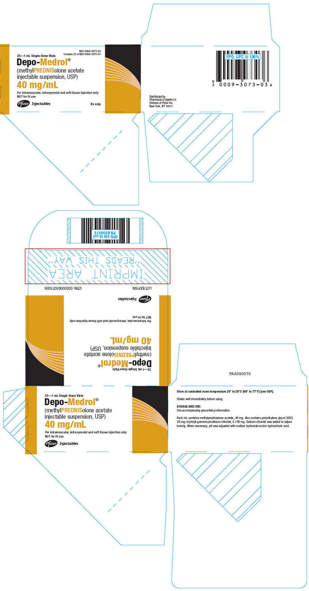 PRINCIPAL DISPLAY PANEL - 40 mg/mL Vial Carton