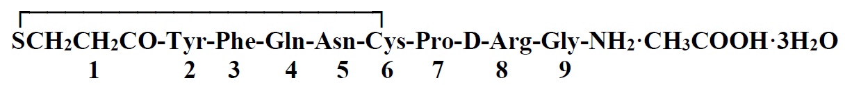 desmopressin-acetate-spl-structure