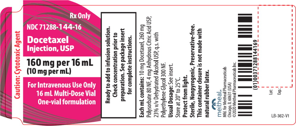 PRINCIPAL DISPLAY PANEL – Docetaxel Injection, USP 16 mL Vial Label