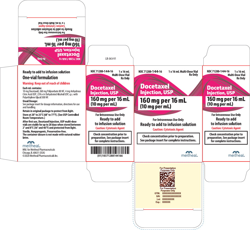 PRINCIPAL DISPLAY PANEL – Docetaxel Injection, USP 16 mL Carton