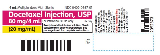 PRINCIPAL DISPLAY PANEL - 4 mL Vial Label