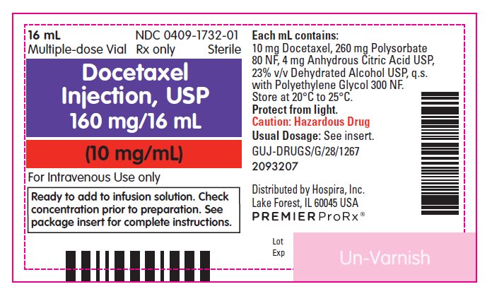 PRINCIPAL DISPLAY PANEL - 160 mg/16 mL Vial Label