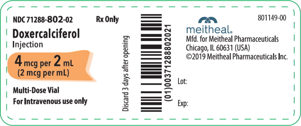 Principal Display Panel – 4 mcg per 2 mL Vial Label