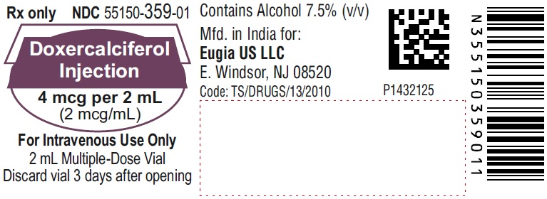 PACKAGE LABEL-PRINCIPAL DISPLAY PANEL-4 mcg per 2 mL (2 mcg/mL) - Container Label