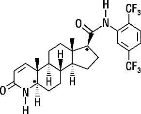 Dutasteride structural formula