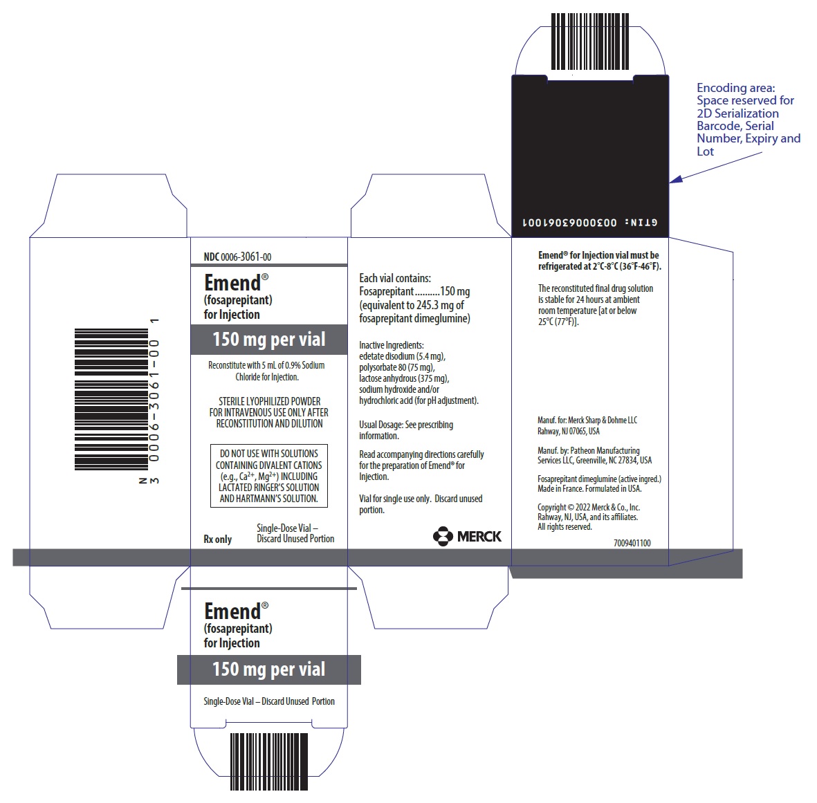 PRINCIPAL DISPLAY PANEL - 150 mg Vial Carton