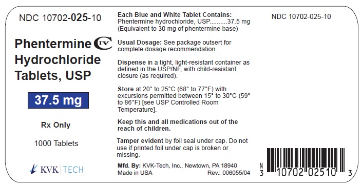 37.5 mg tablets 1000s