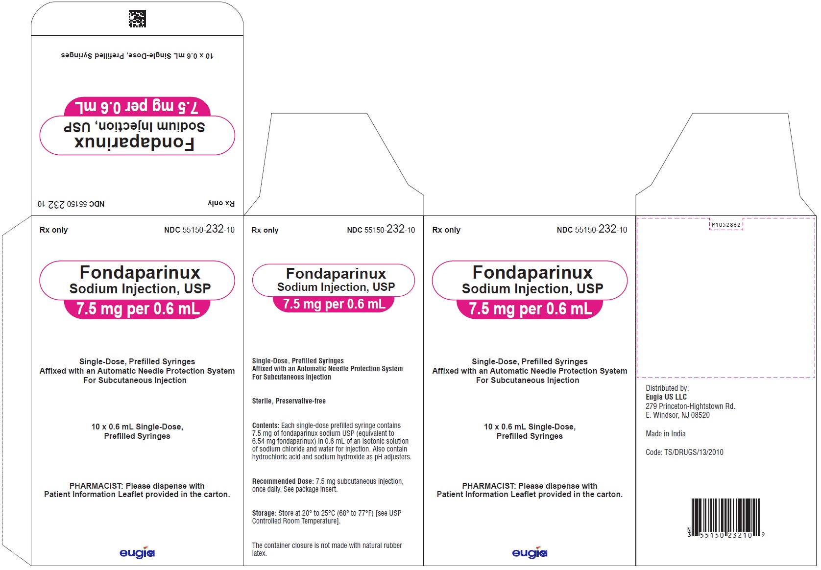 PACKAGE LABEL-PRINCIPAL DISPLAY PANEL - 7.5 mg per 0.6 mL - Prefilled Syringe-Carton (10 Syringes)