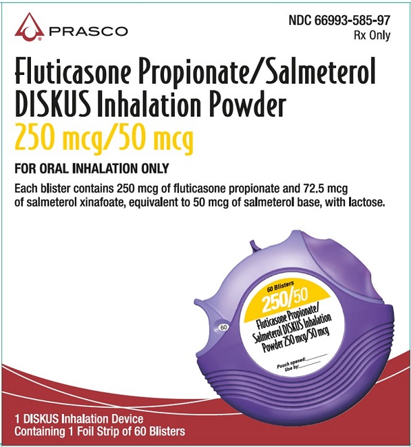 Fluticasone Propionate-Salmeterol Diskus 250-50 mcg carton