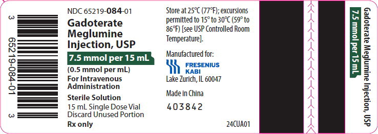 PRINCIPAL DISPLAY PANEL – 7.5 mmol per 15 mL Vial Label
