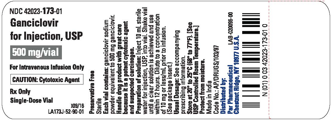 Ganciclovir for Injection, USP Vial