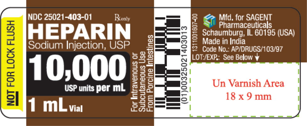 PACKAGE LABEL – PRINCIPAL DISPLAY PANEL – Vial Label
