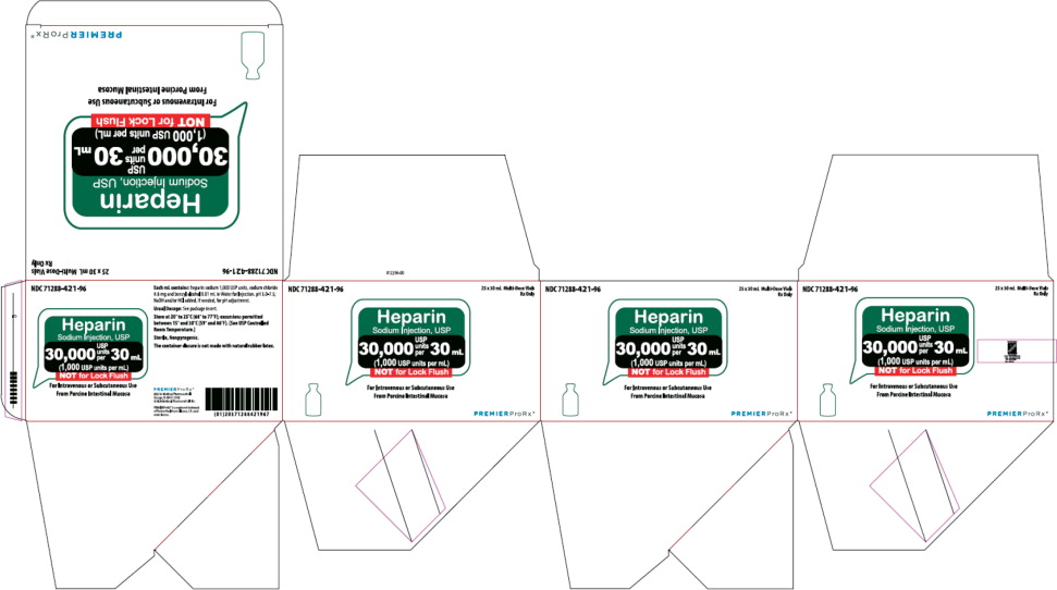 PRINCIPAL DISPLAY PANEL – Heparin Sodium Injection, USP 30,000 USP Carton
