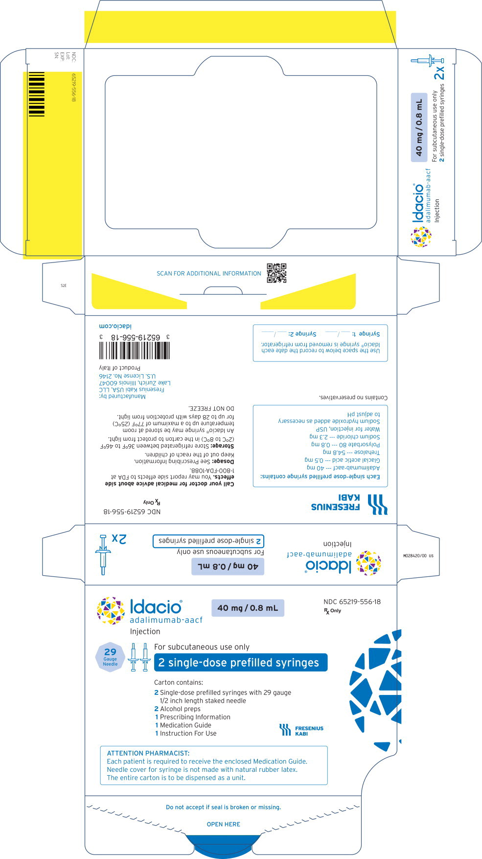 Principal Display Panel – 0.8.mL Carton Label
