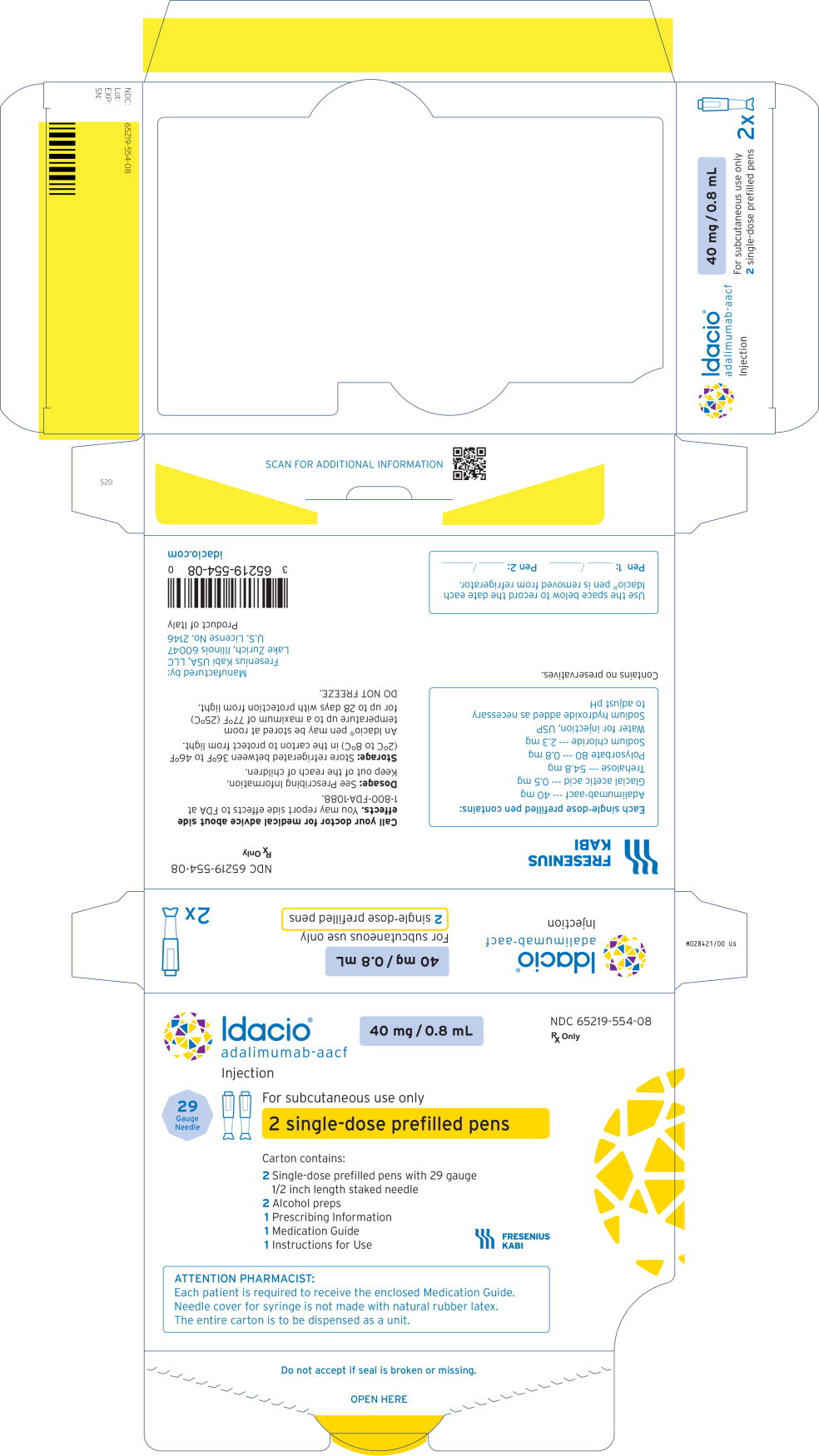 Principal Display Panel – 0.8.mL Carton Label
