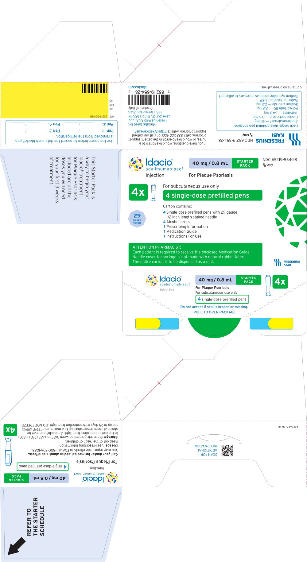 Principal Display Panel – 0.8.mL - 4 Starter Pack Carton Label
