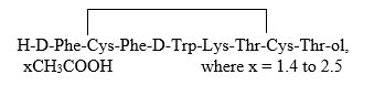 Octreotide Acetate Amino Acid Sequence