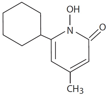 Ciclopirox Gel Structural Formula