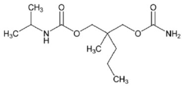 Carisoprodol Structural Formula