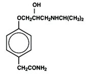 Atenolol Structural Formula