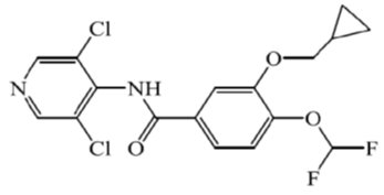 Roflumilast Structural Formula