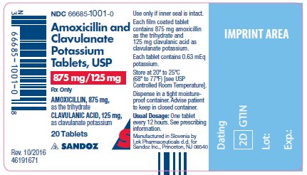 875mg tablet label