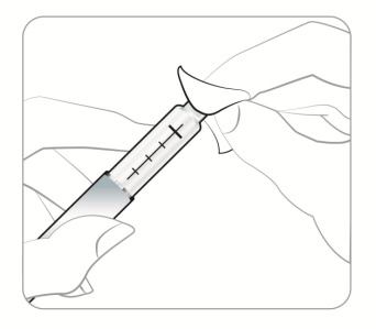 Figure D - 60mcg pull cap off