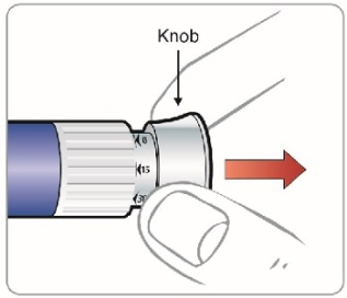 Figure I - 60mcg pull knob out