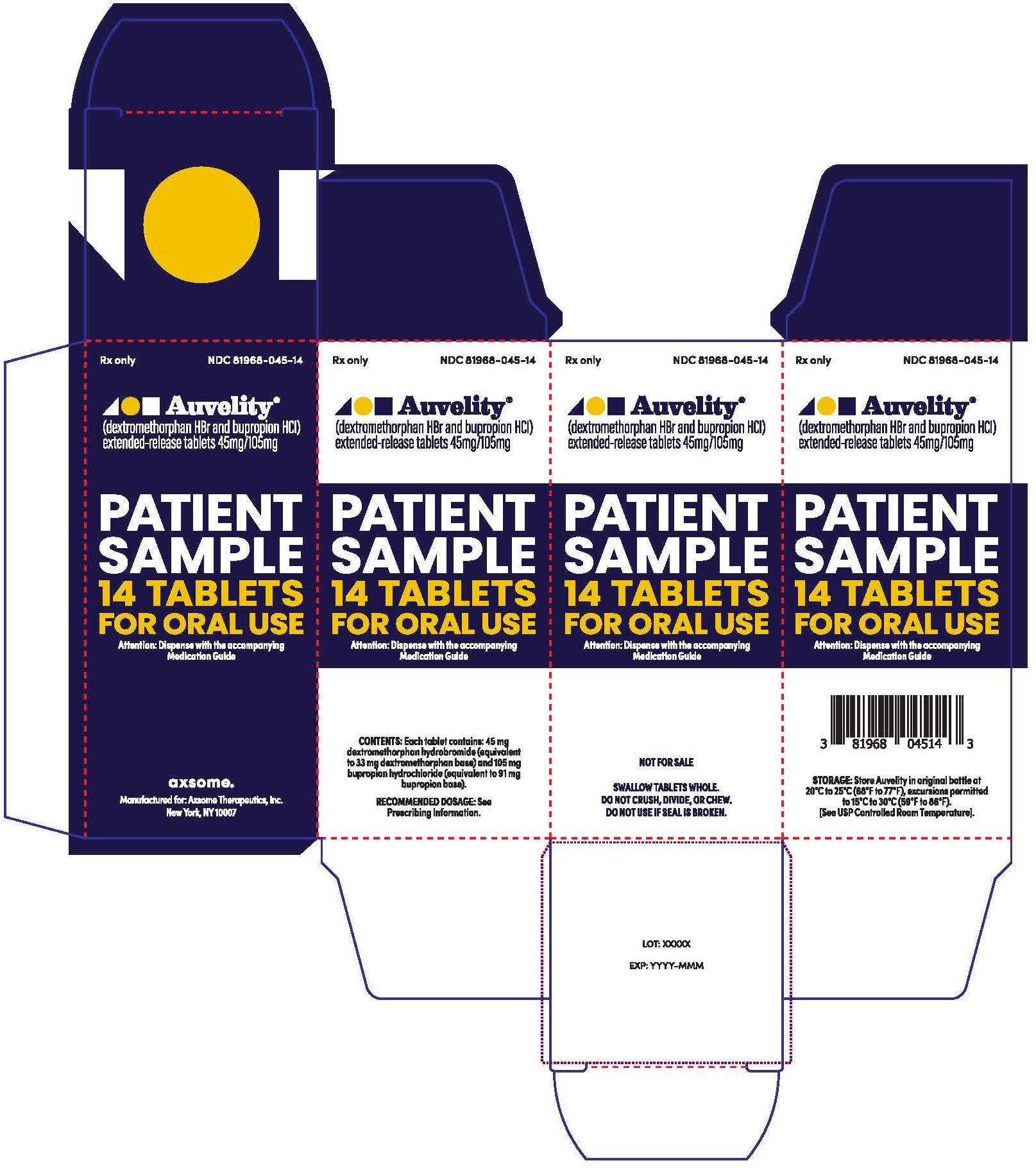 14-count Physician Sample Carton Label