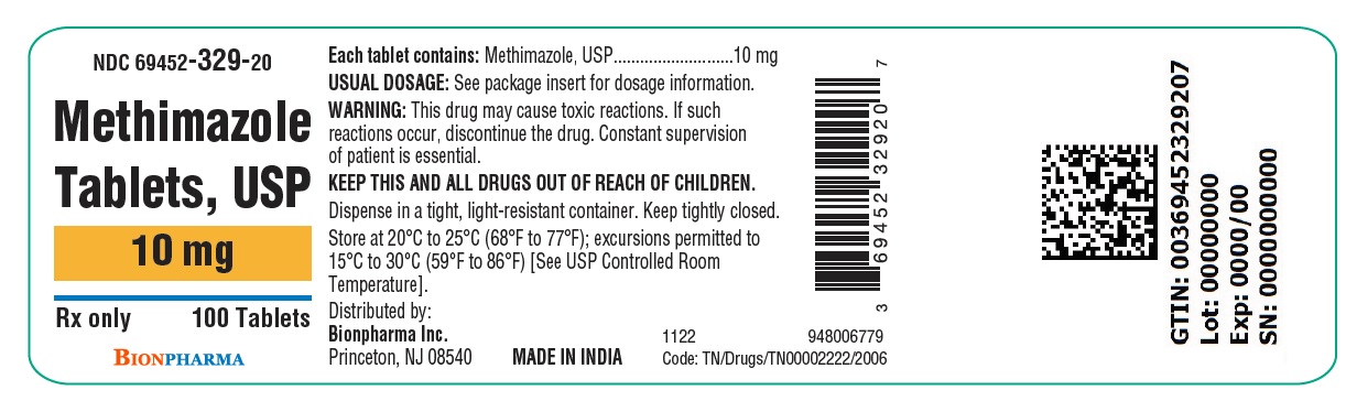 Methimazole Tablets, USP 5 mg bottle label