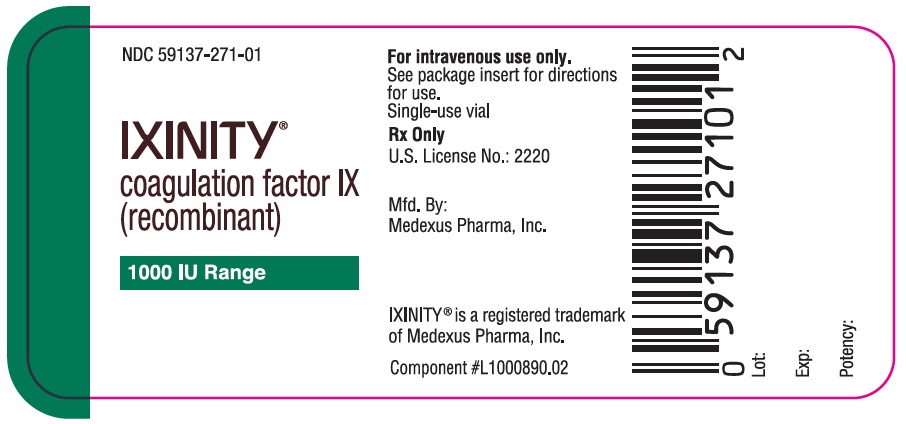 1000 IU Single-Use Vial Label