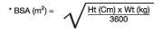 BSA formula