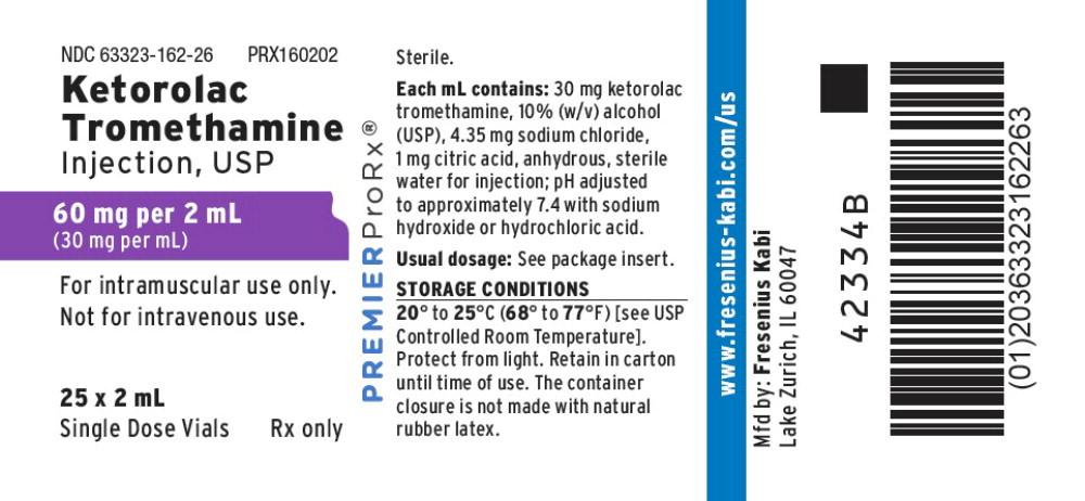 PACKAGE LABEL - PRINCIPAL DISPLAY PANEL – Ketorolac Tromethamine 2 mL Single Dose Vial Tray Label
