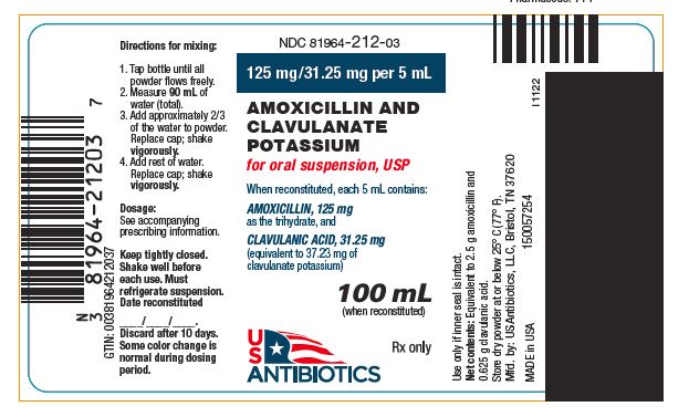 Bottle Label (100 mL) 125mg/31.25mg