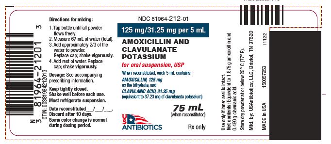 Bottle Label (75 mL) 125mg/31.25mg