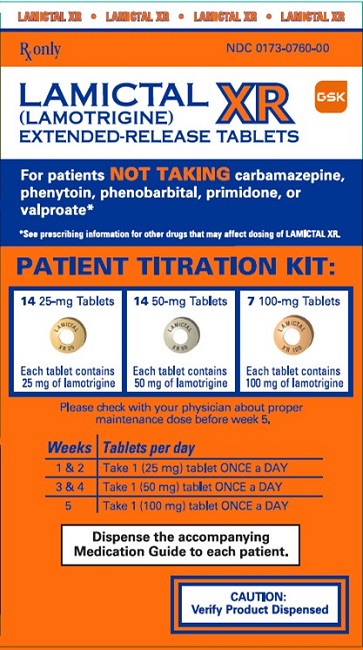 Lamictal XR Kit 14 count 25mg 14 count 50mg 7 count 100mg card