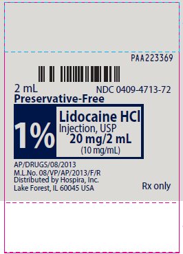 PRINCIPAL DISPLAY PANEL - 2 mL Ampule Label - NDC 0409-4713-72