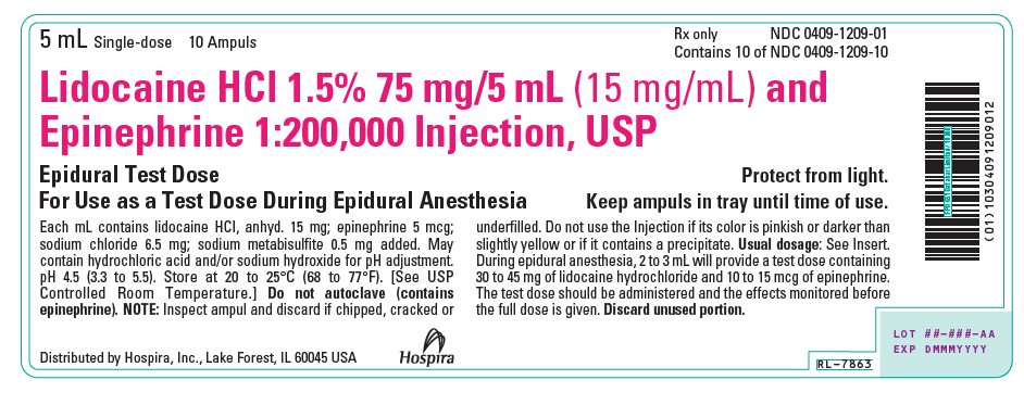 Lidocaine 5 mL ampule tray label.PNG