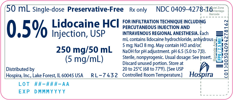 PRINCIPAL DISPLAY PANEL - 50 mL Vial Label - 4278