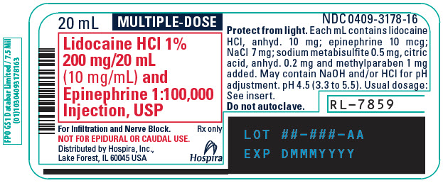 PRINCIPAL DISPLAY PANEL - 20 mL Vial Label