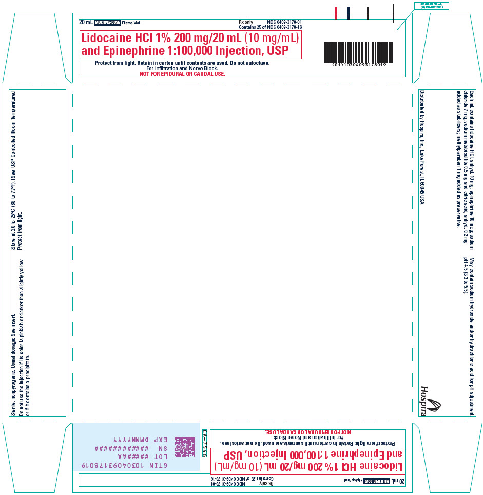 PRINCIPAL DISPLAY PANEL - 20 mL Vial Tray