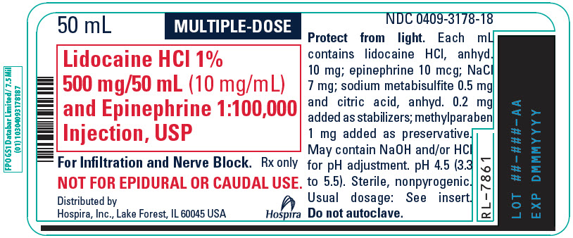 PRINCIPAL DISPLAY PANEL - 50 mL Vial Label - 3178